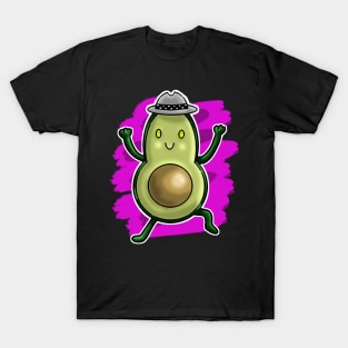 Avocado Ska SKAvocado hat funny dancing T-Shirt